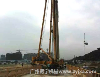 振宇潜孔钻具总成在海口工地施工现场