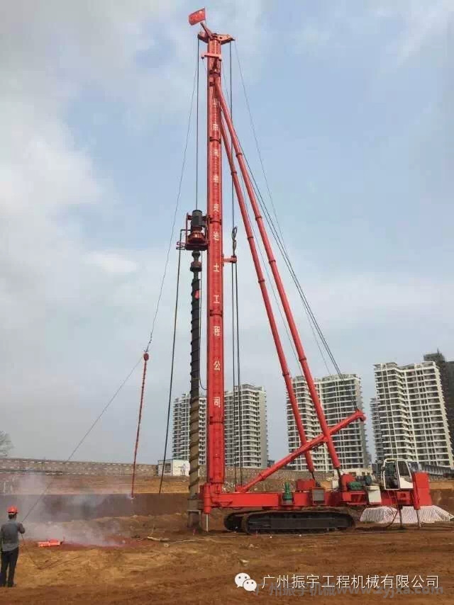 振宇潜孔钻具总成在海口施工现场